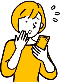 電話でコールセンターへ連絡する人