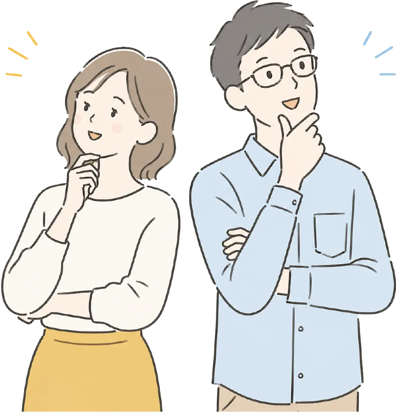 土地探しについて考えるご夫婦