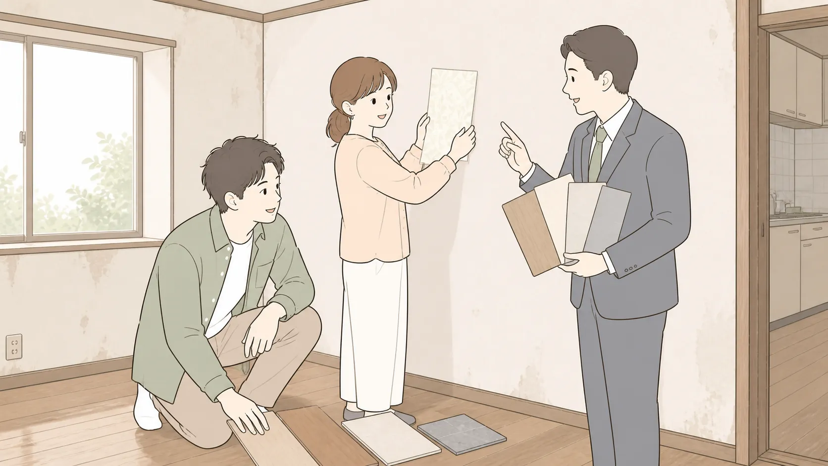 リノベーション打合せのイメージ